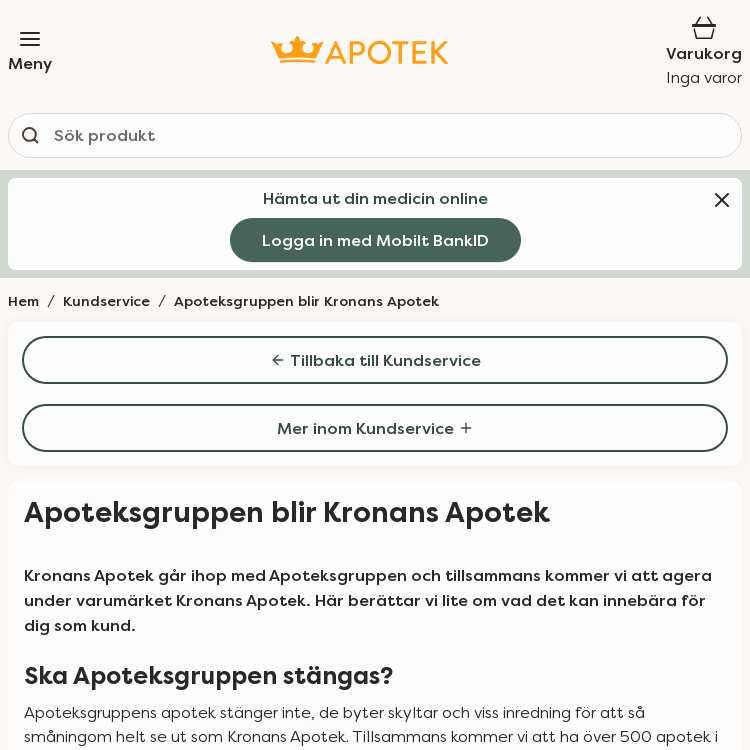 Screenshot of Apoteksgruppen Sundsvall, Granlo