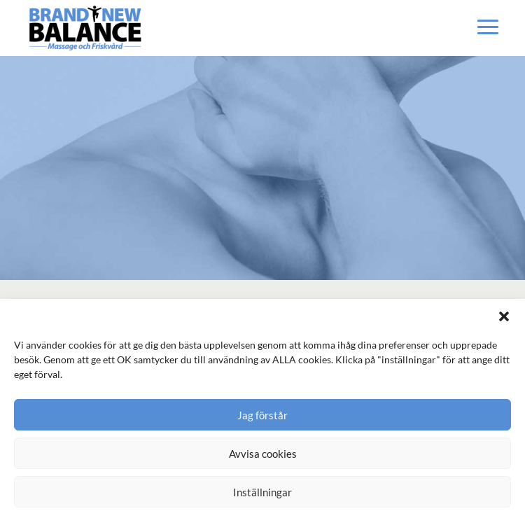 Screenshot of Brand New Balance Massage & Friskvård